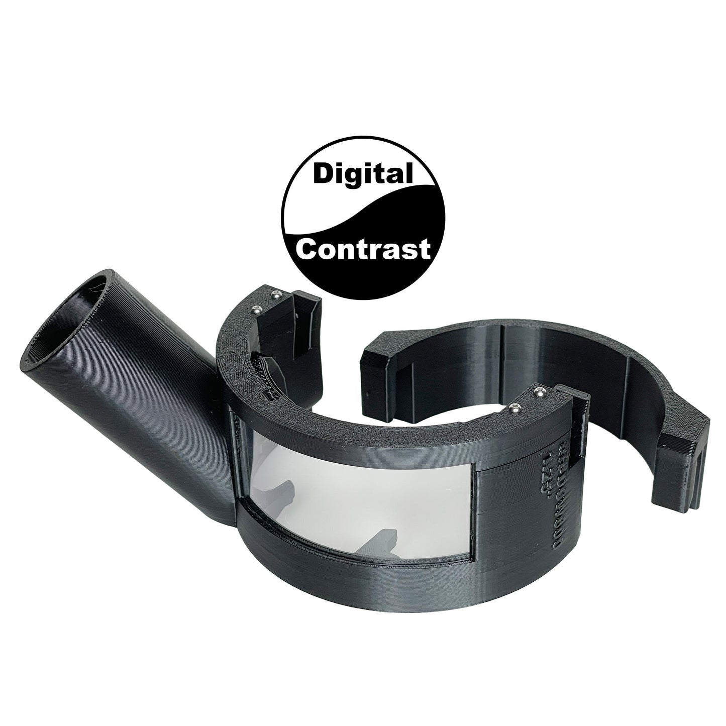 DeWalt DWC600 & DWP611 Fixed Base Trim Router Hose Adapter, Large Polycarbonate Window