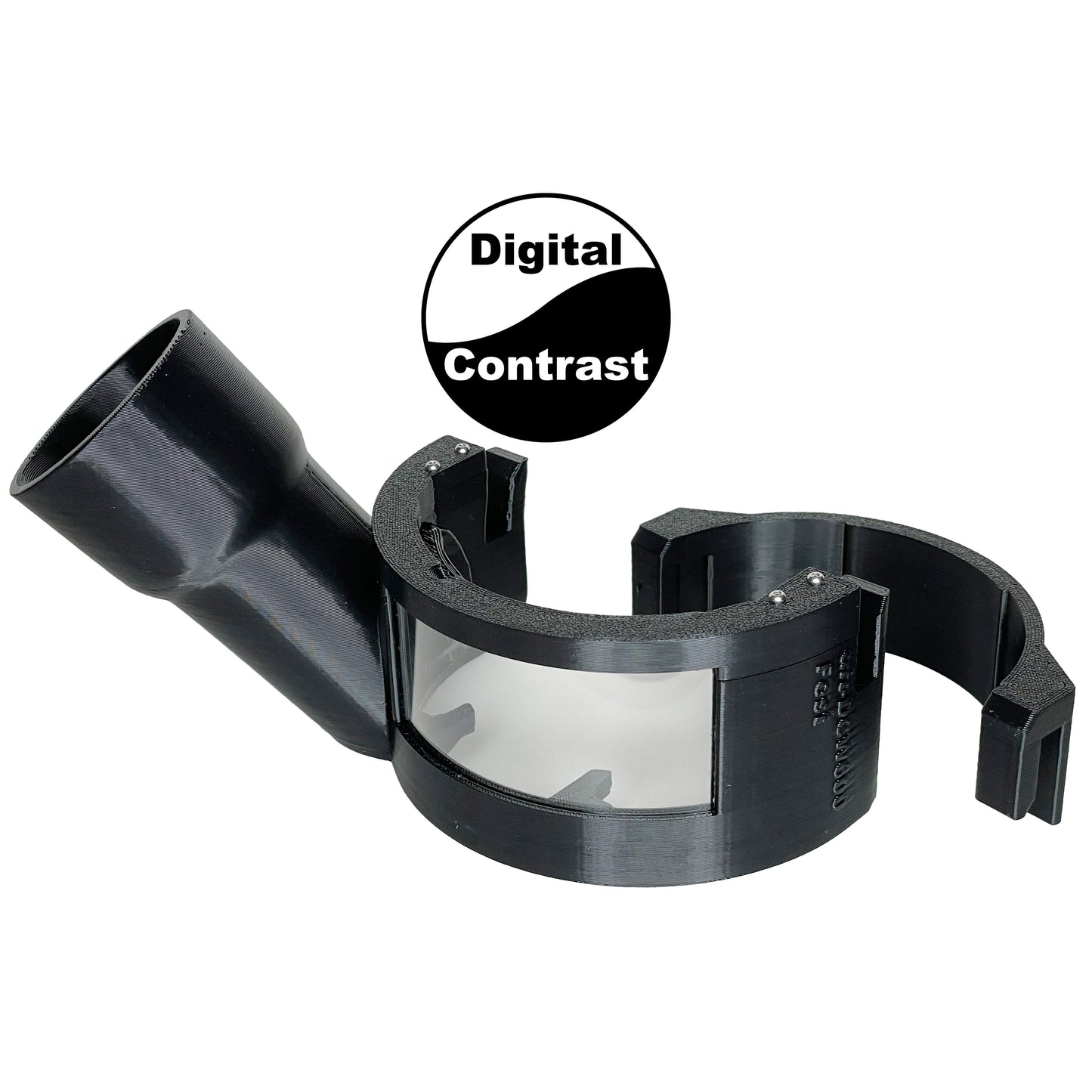 DeWalt DWC600 & DWP611 Fixed Base Trim Router Hose Adapter, Large Polycarbonate Window