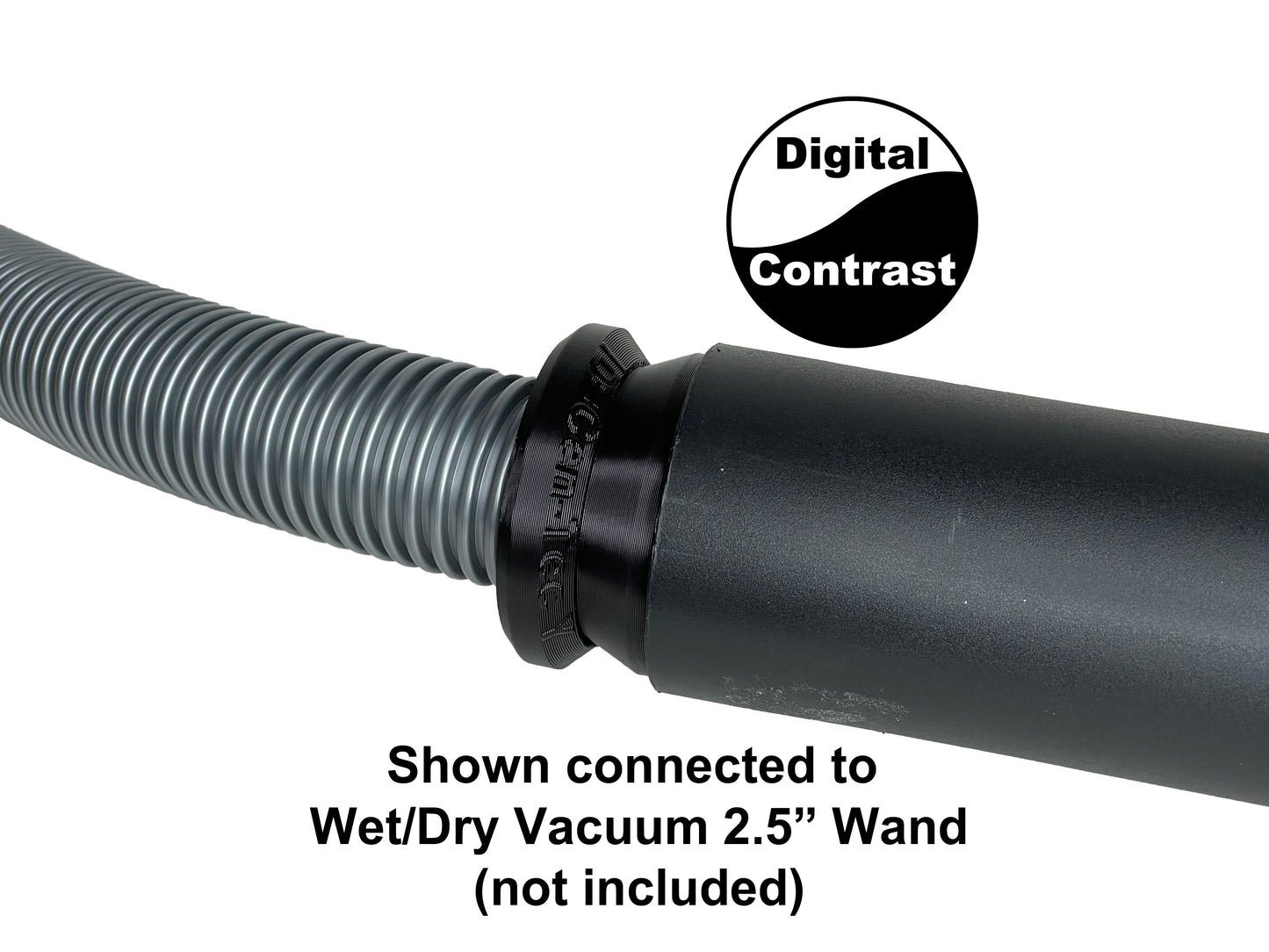 Hose Adapter fits "Cen-Tec" 1.25" Spiral Hose to Y-Adapter and 2.5" Wet/Dry Vacuum Wand
