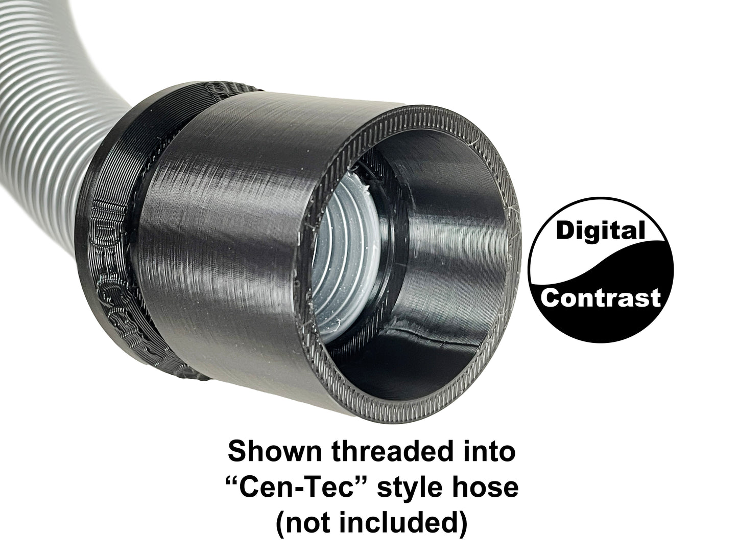Hose Adapter fits "Cen-Tec" 1.25" Spiral Hose to Y-Adapter and 2.5" Wet/Dry Vacuum Wand