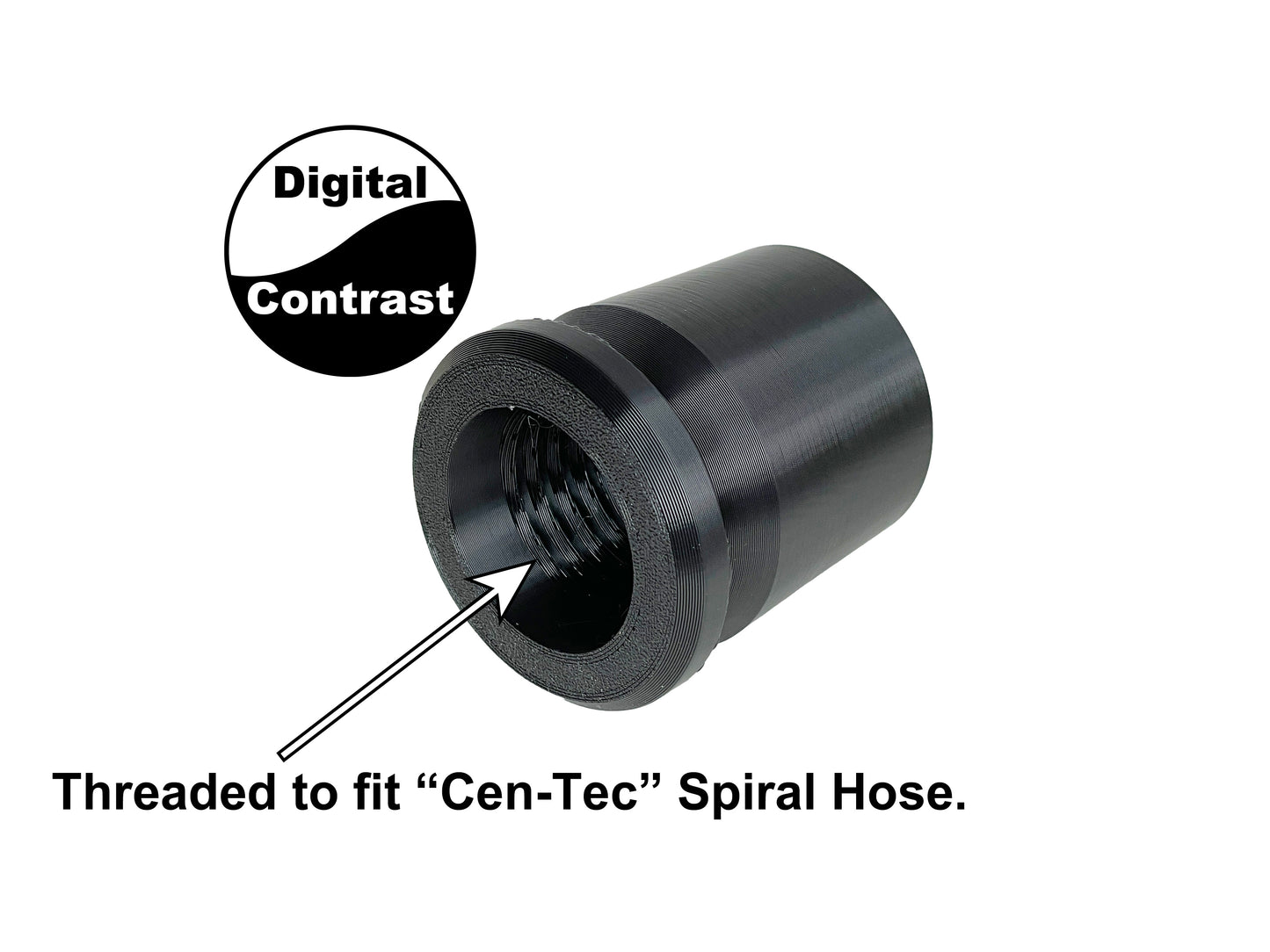 Hose Adapter fits "Cen-Tec" 1.25" Spiral Hose to Y-Adapter and 2.5" Wet/Dry Vacuum Wand