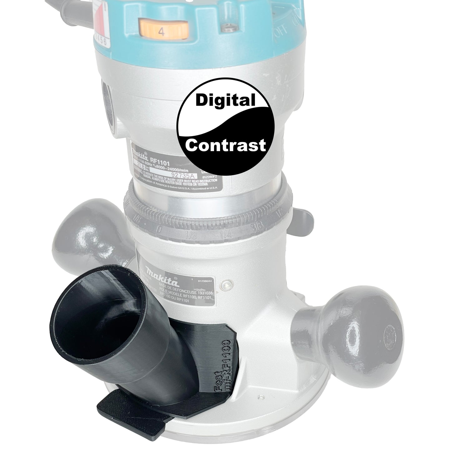 Makita RF1100 Fixed Base Router Hose Adapter