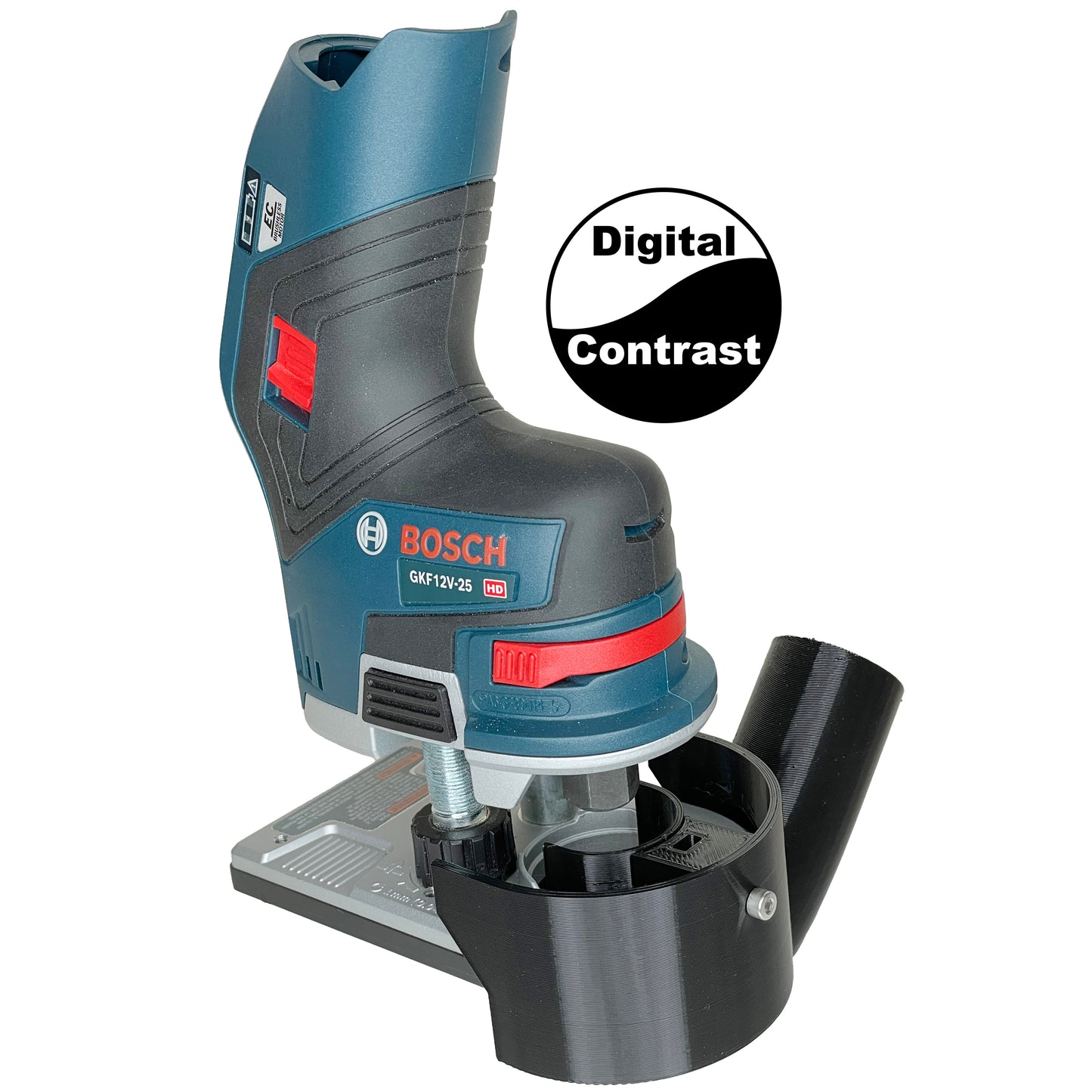 Bosch GKF12V-25N Trim Router Below Base Hose Adapter
