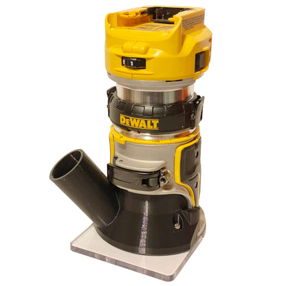 DeWalt DCW600 & DWP611 Fixed Base Trim Router Hose Adapter