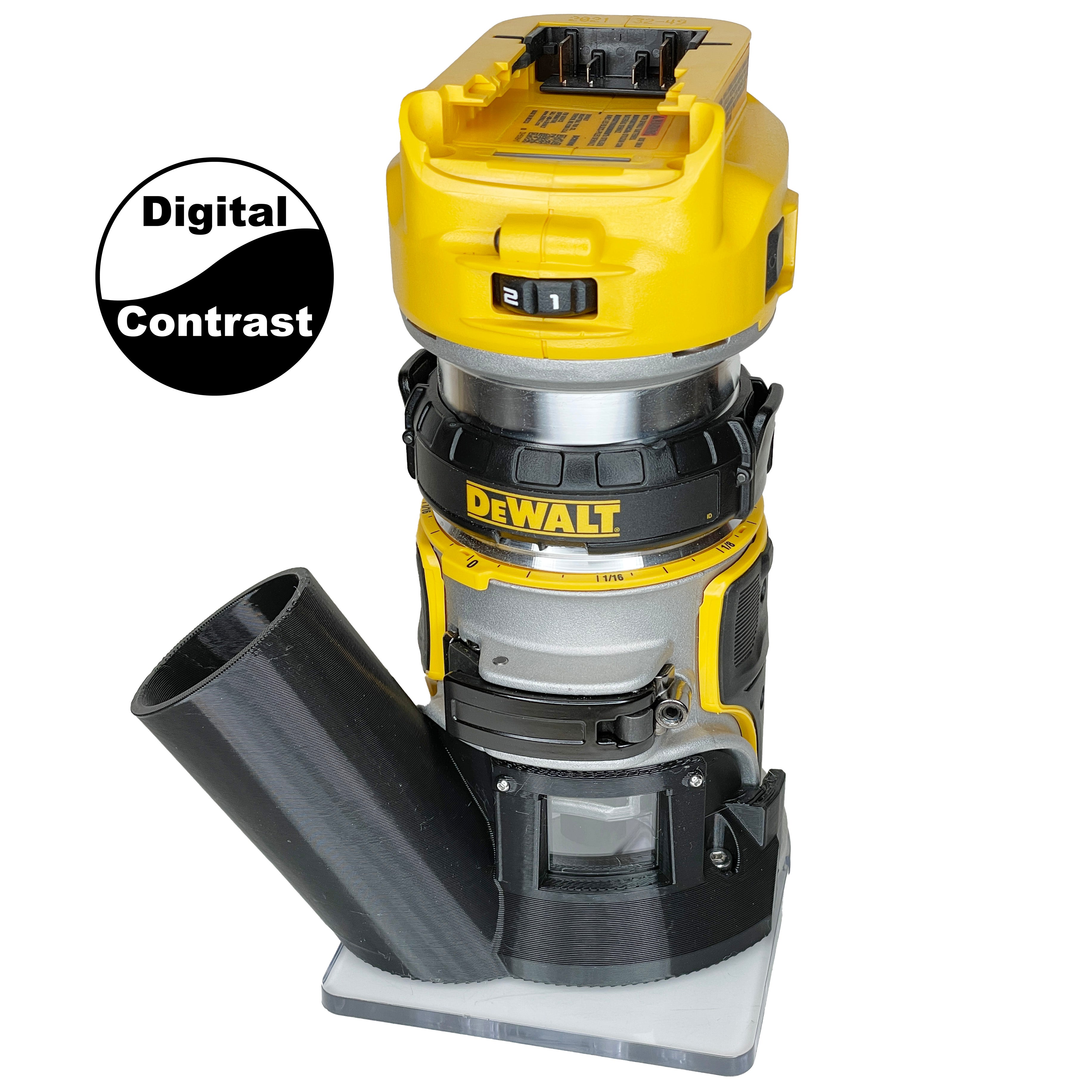 Adattatore Per Guida Di Base A Tuffo Per Router Dewalt DCW600 DWP611 Per Guida Di Guida Dewalt - Italia - Foto 13